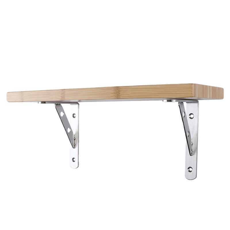 Solid Stainless Steel Thickened Wall Triangle Bracket Laminar Bracket Wall Storage Rack Support Rack Furniture Five - Image 4